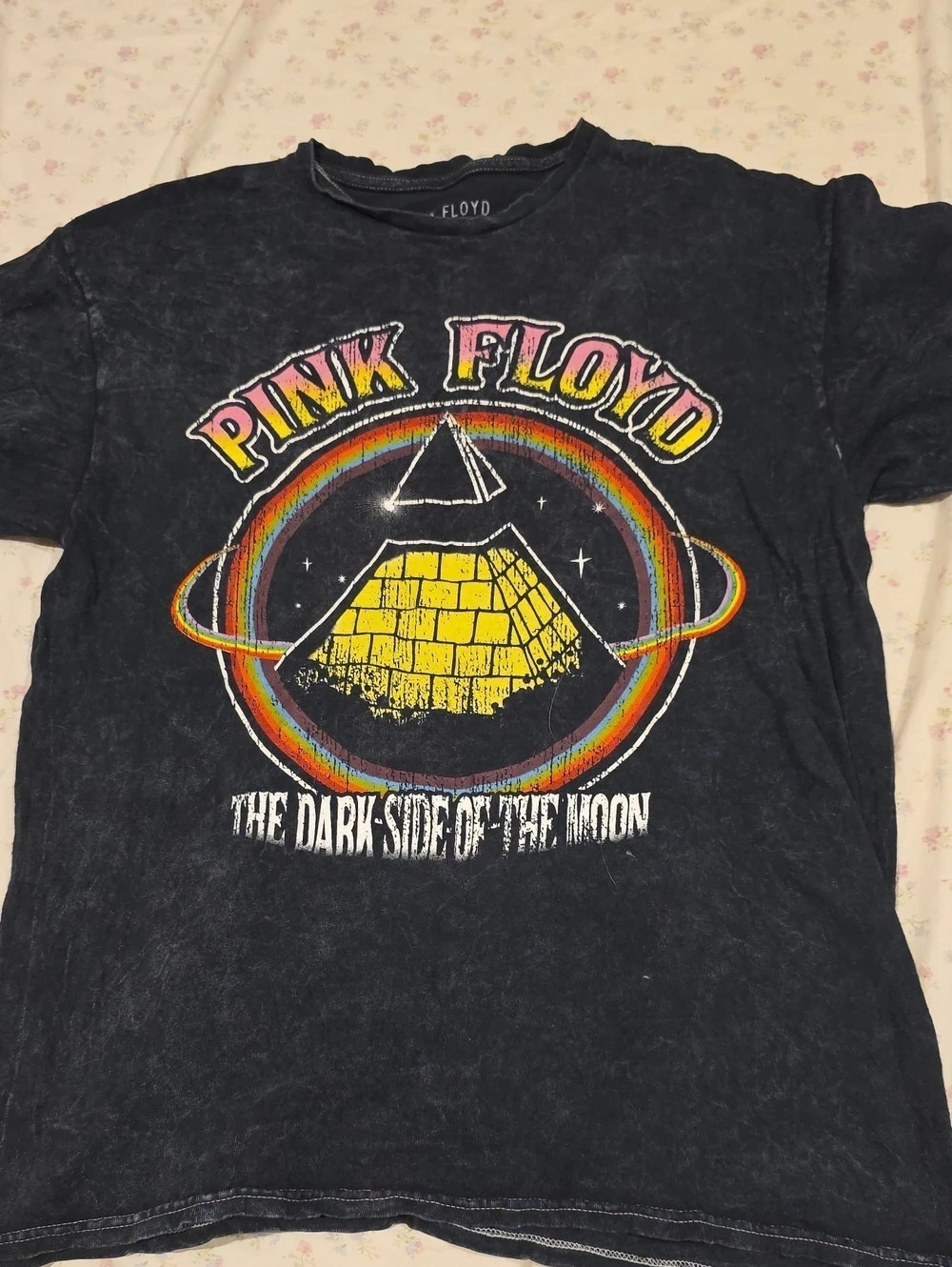 Floyd Pink Floyd The Dark Side of the Moon Graphic Tee in Black Like New